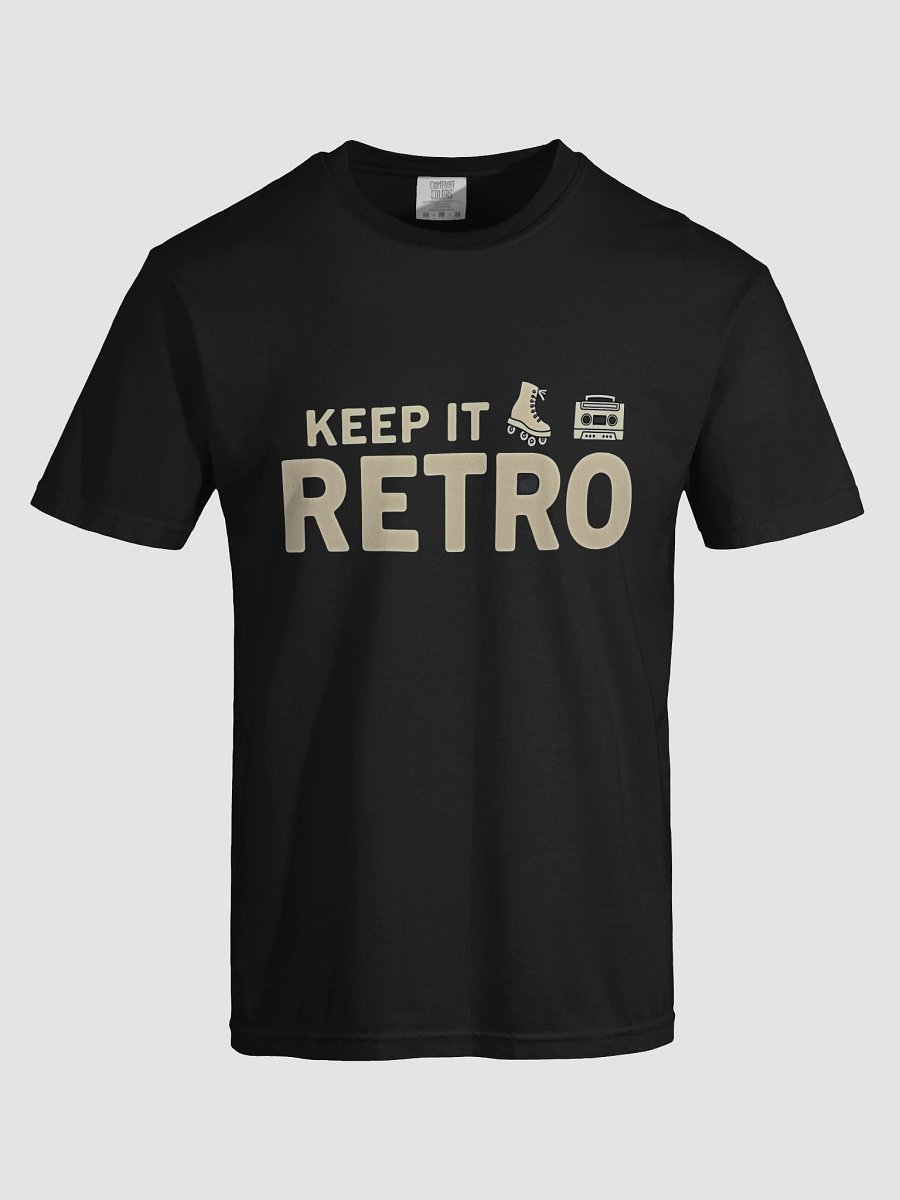 Retro Roller Skate & Boombox T-Shirt product image (5)