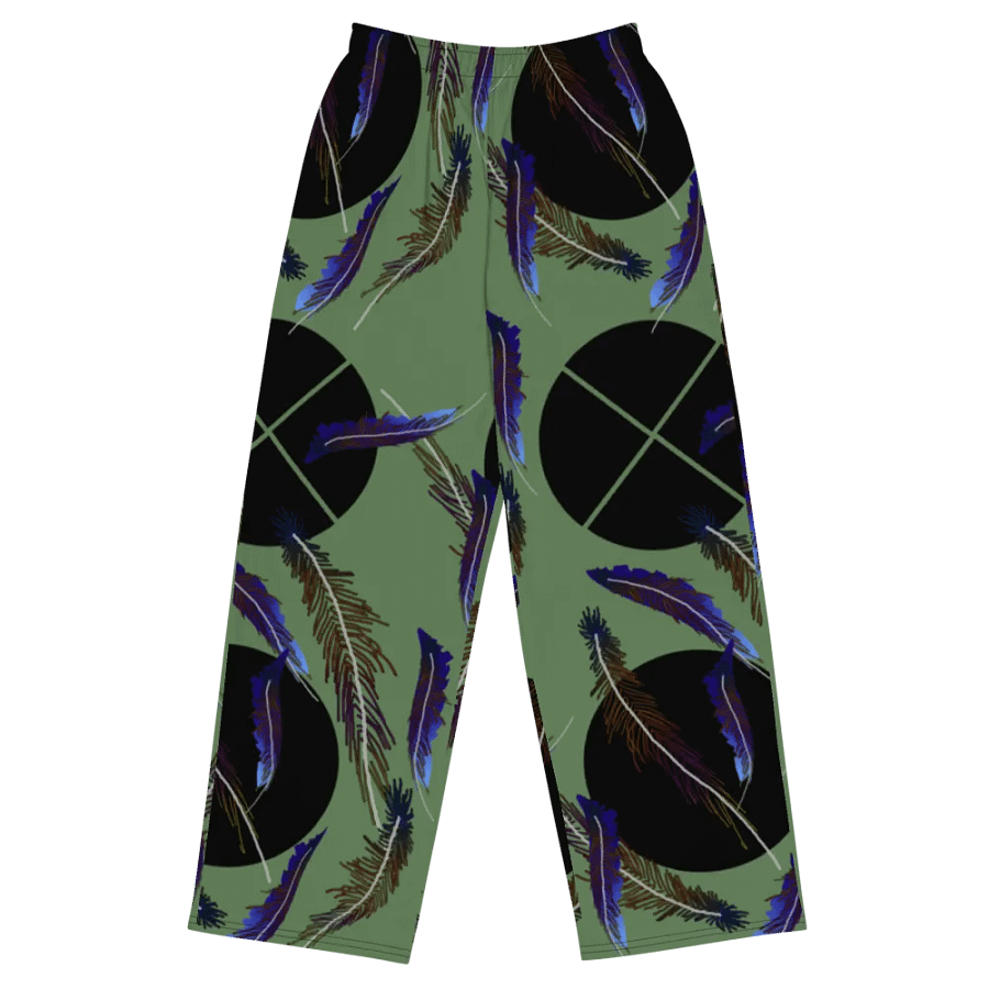 Feathers and Polkadots Wideleg Pants product image (2)