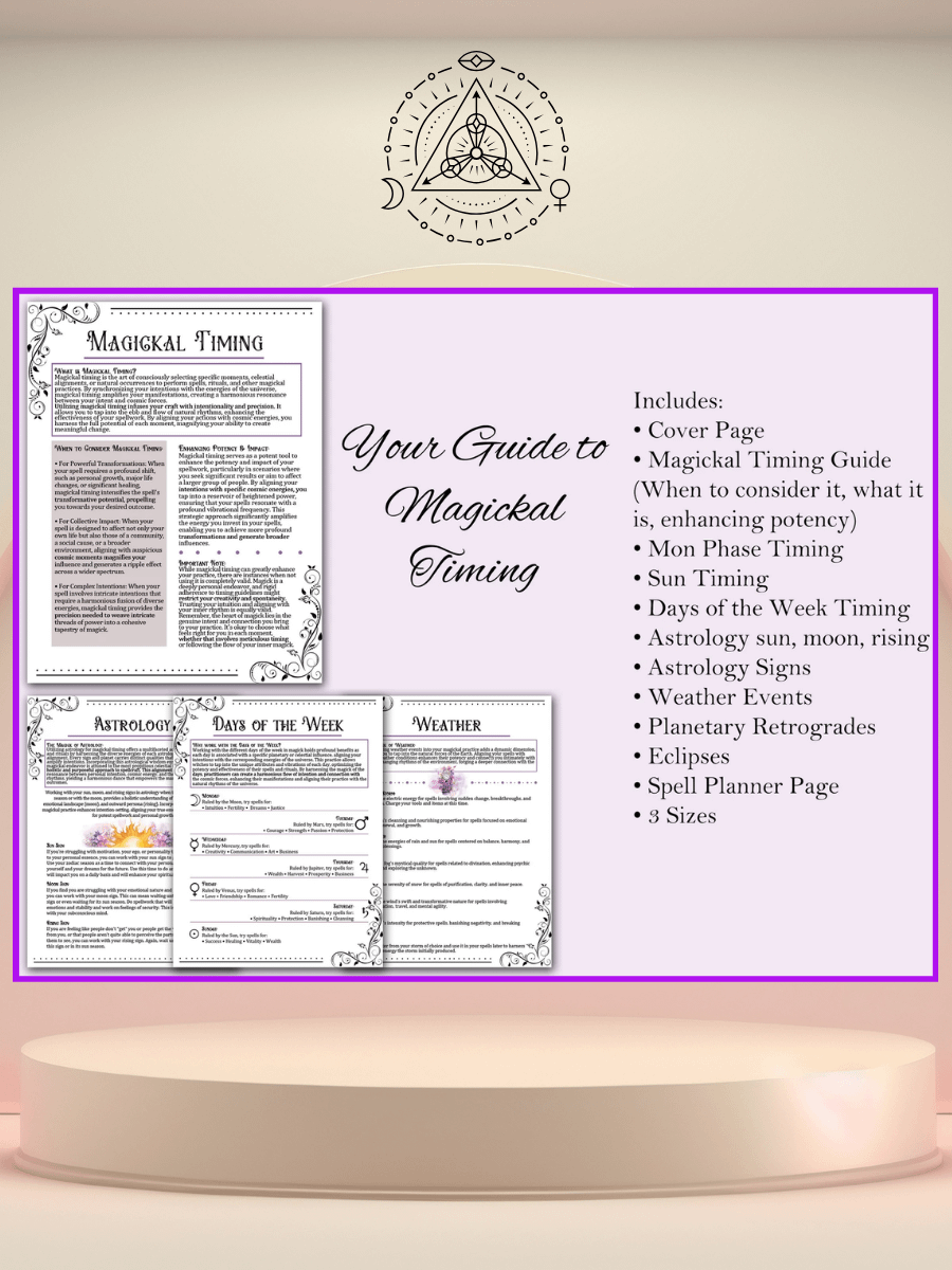 Magickal Timing - Align with the Universe’s Rhythms product image (2)