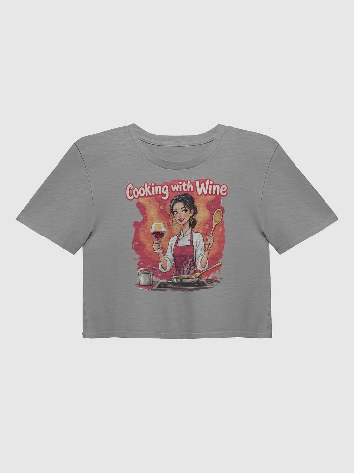Cooking With Wine Crop Top product image (2)