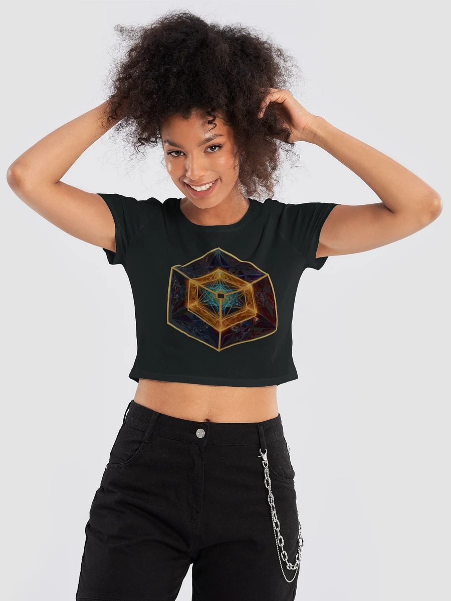 Geometric Optical Illusion Cube T-Shirt - Unique Visual Art product image (26)