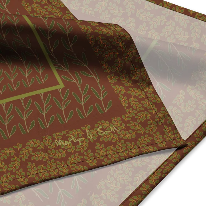 “Good Morning Wave” Bandana in Deep Red product image (2)