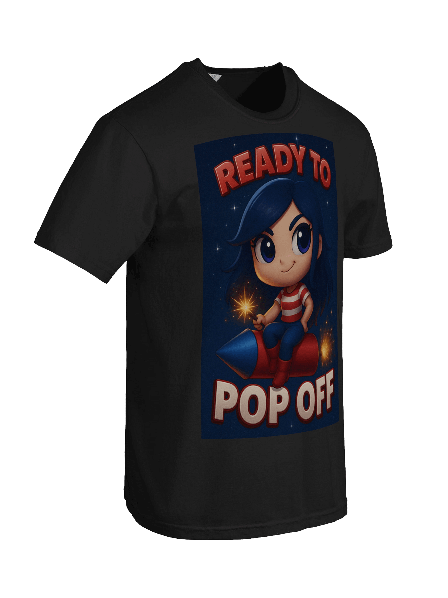 Pop Off Blue Rocket T-Shirt product image (31)