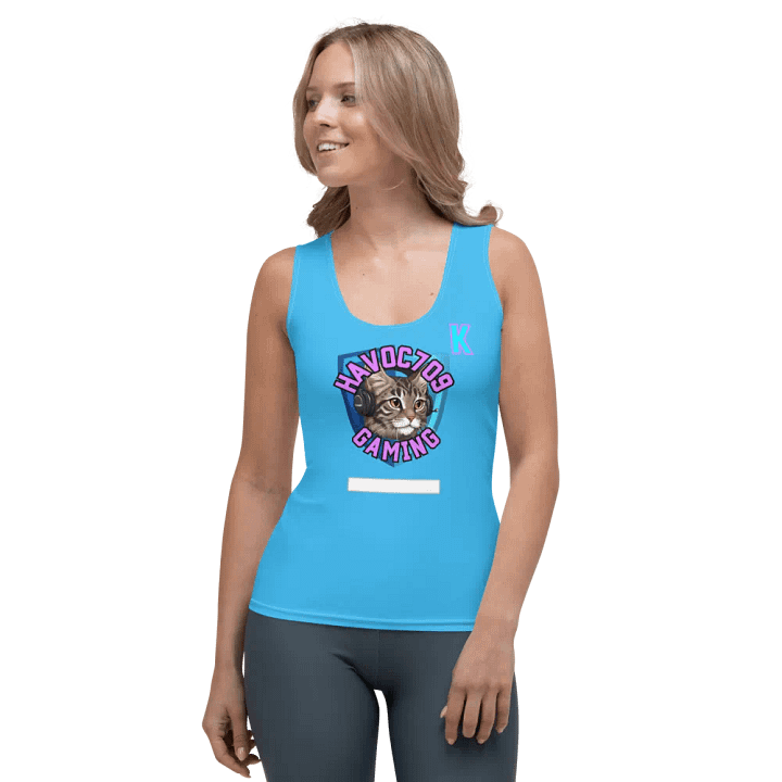 Kitty Krew Ladies 1 Plate Tank Top [blue] product image (1)