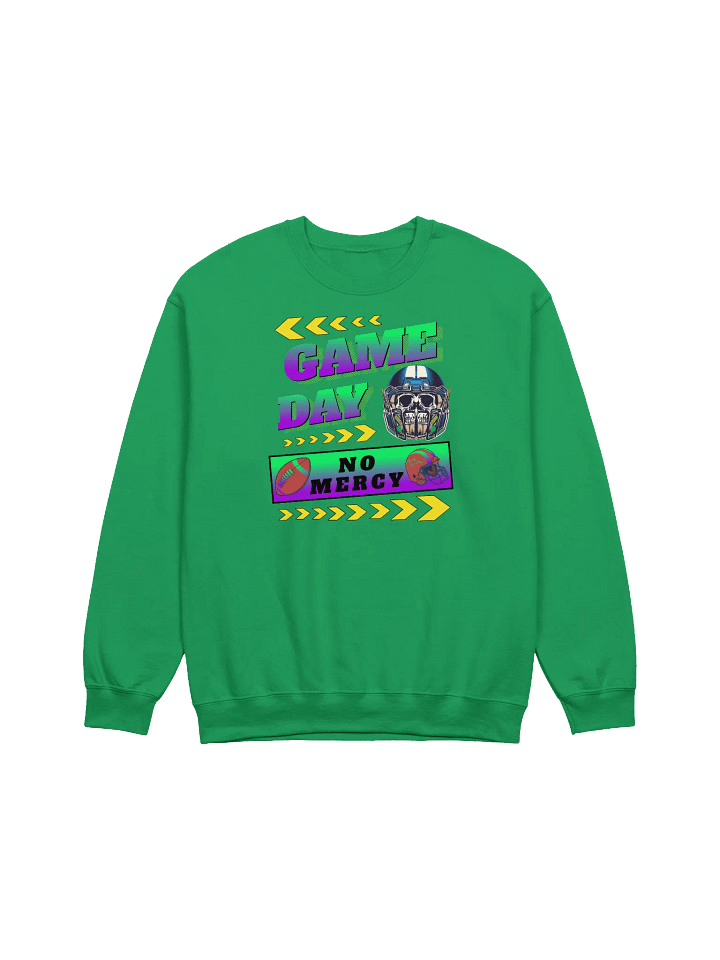 Game Day No Mercy Football Skull Spectacle Sweatshirt product image (5)