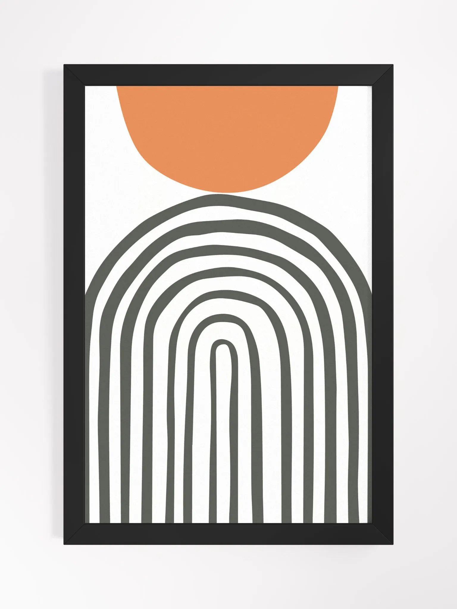 Radiant Arcs Framed Matte Poster product image (5)