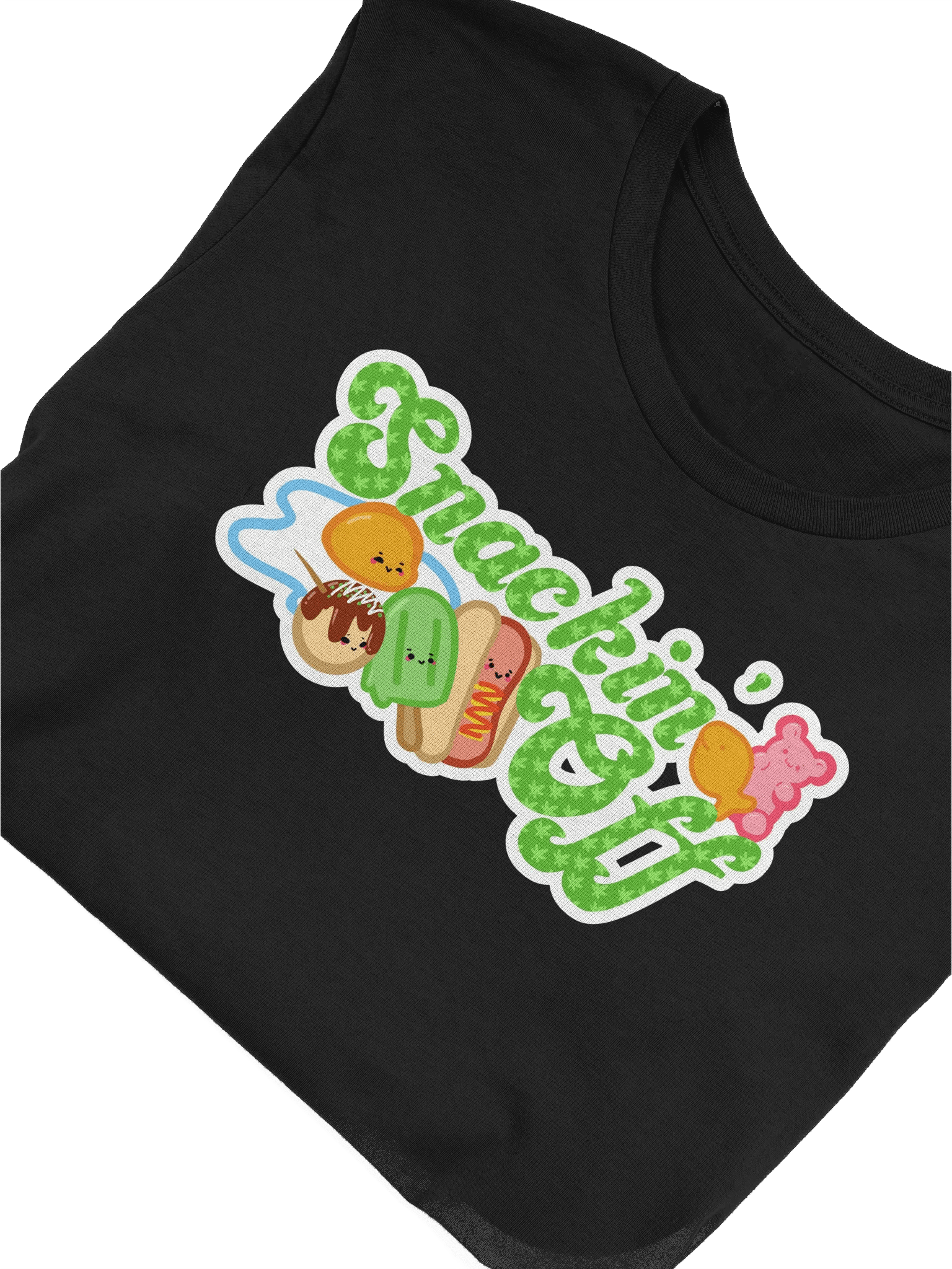 Snackin' Off T-Shirt (Leaf Font) product image (5)