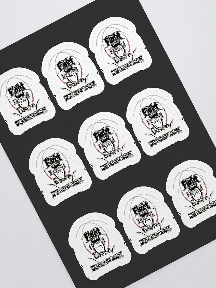 Fight Hard Earn Respect - Kiss Cut Sticker Sheet with Black Background product image (1)