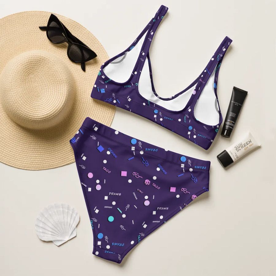 TacoDraws Retro Pattern Bikini product image (8)