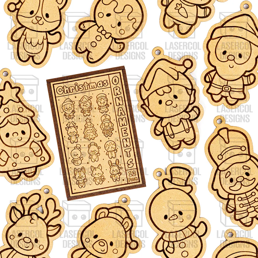 Ornaments Box - Laser Cut Files Christmas product image (5)