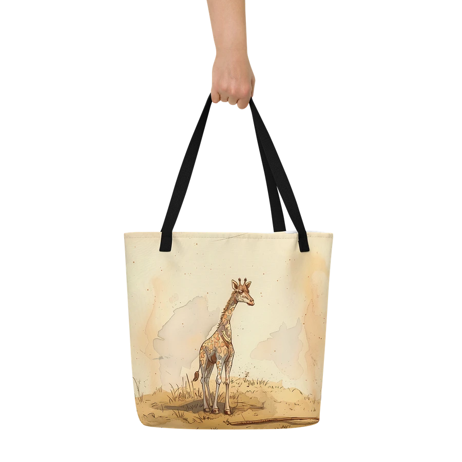Tote Bag: Cute Giraffe Safari Chic African Savanna Wildlife Design product image (9)