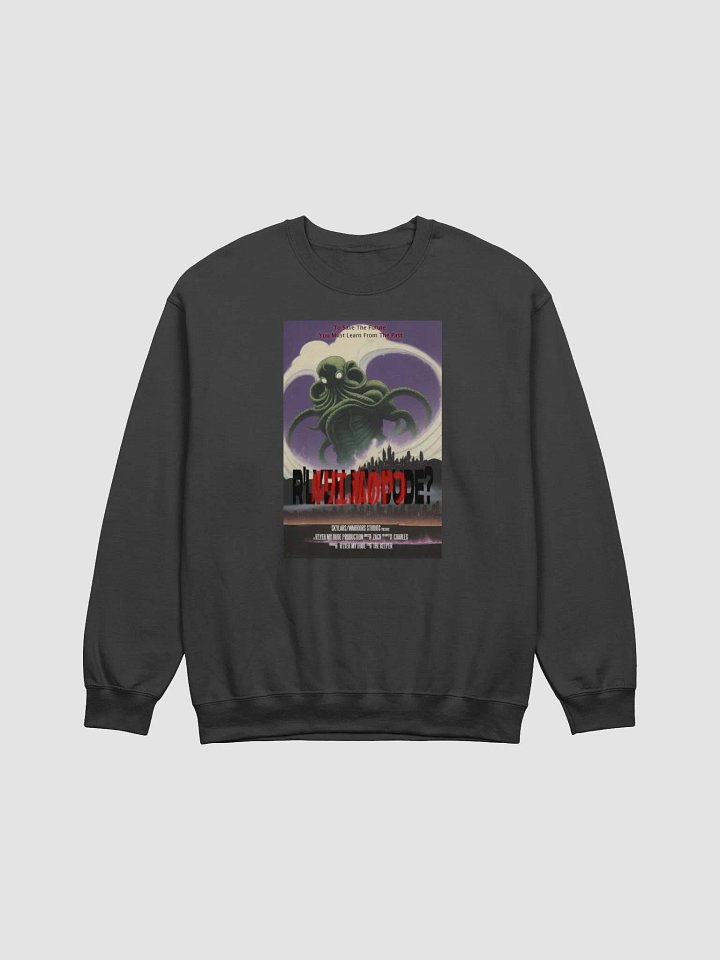 R'lyeh My Dude? Movie Poster Knitted Sweatshirt product image (1)