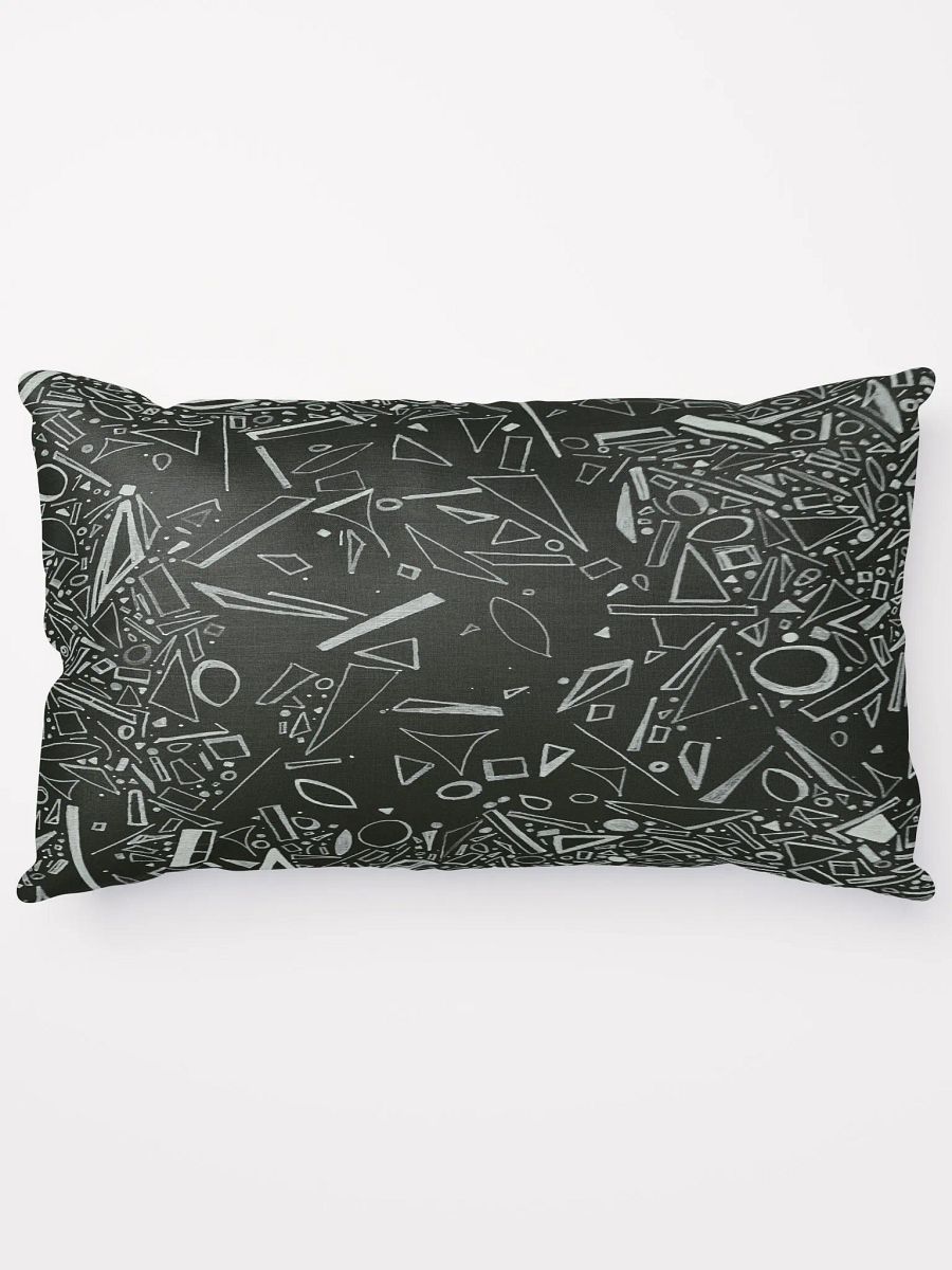 Long Graphic Black-White Pillow product image (1)