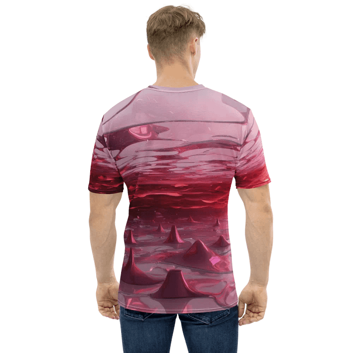 Existential Pinkscape Tee - Abstract "Nothing" Art product image (2)