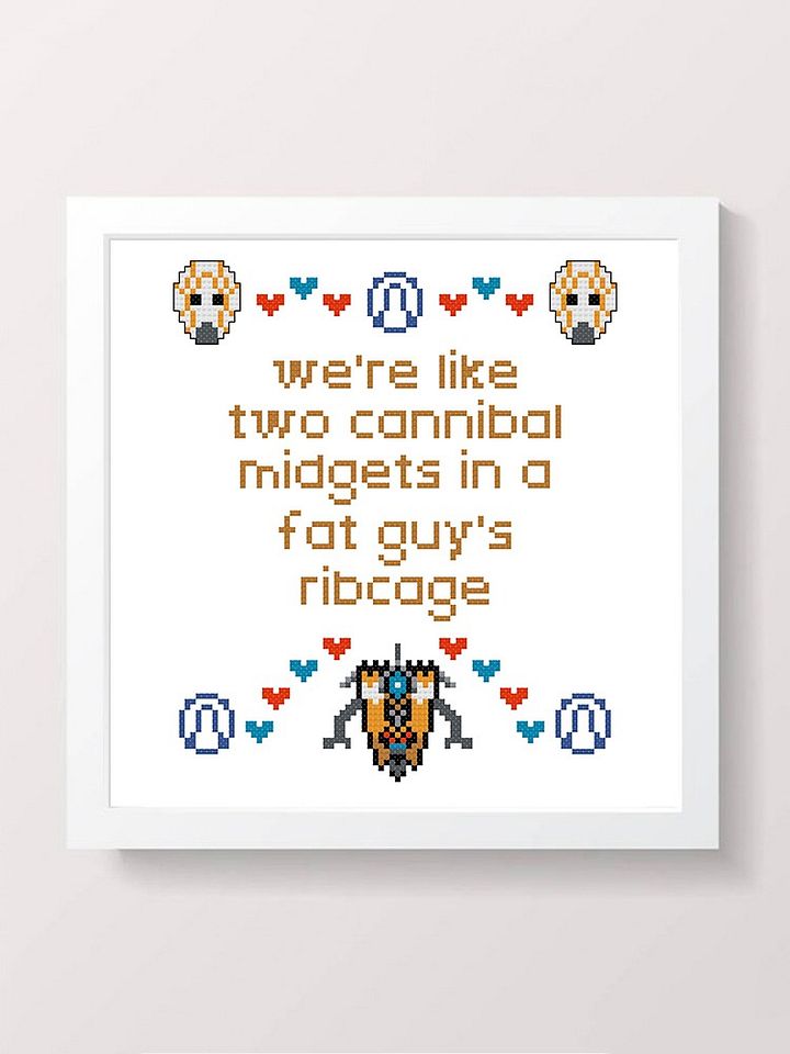 Two in a Ribcage - Cross Stitch Pattern product image (2)