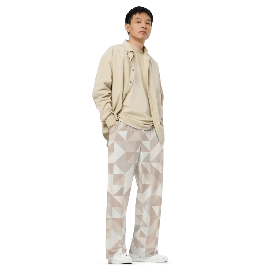 BUIII Dynamic Geometry: Whispering Sands Wide-Leg Pants product image (8)
