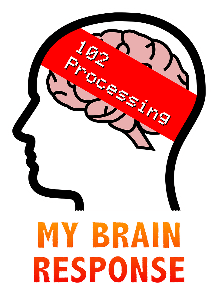 My Brain Response: 102 Processing T-Shirt product image (2)