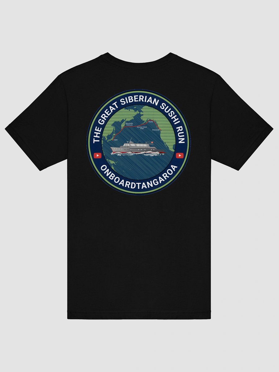 The Great Siberian Sushi Run Women’s T-Shirt (Dark Colours and Route Logo) product image (61)