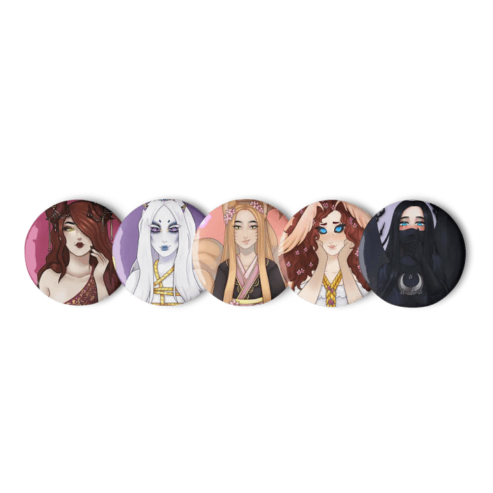 ASMR Tales Ladies Pin Set 3 product image (2)