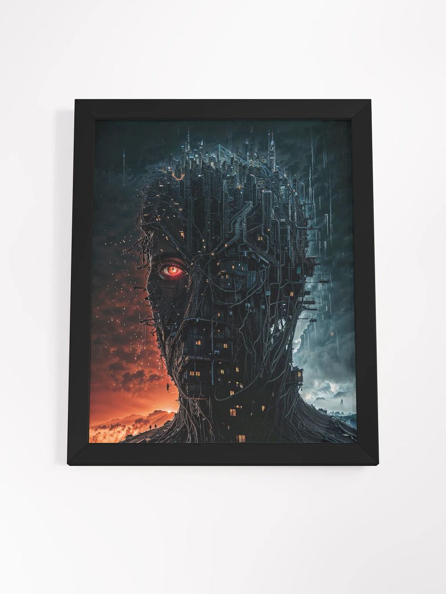 The City Wears a Face Framed Print product image (23)