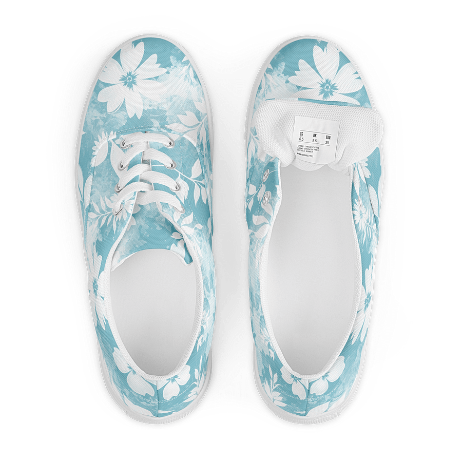 Floral Elegance Lace-Up Shoes product image (7)