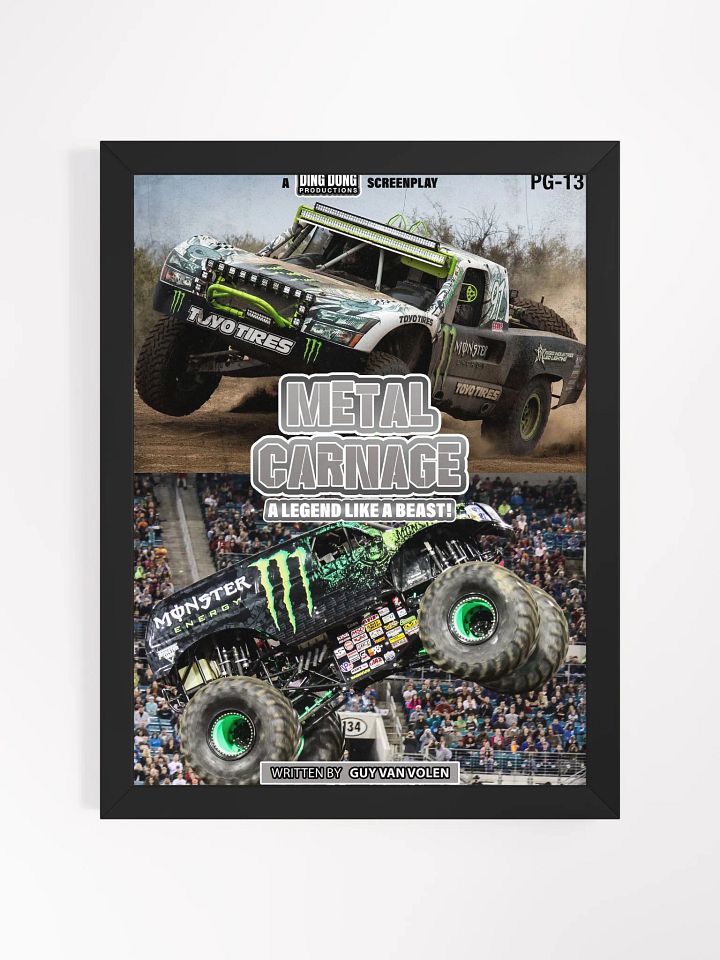 Metal Carnage Screenplay Poster In Frame product image (1)