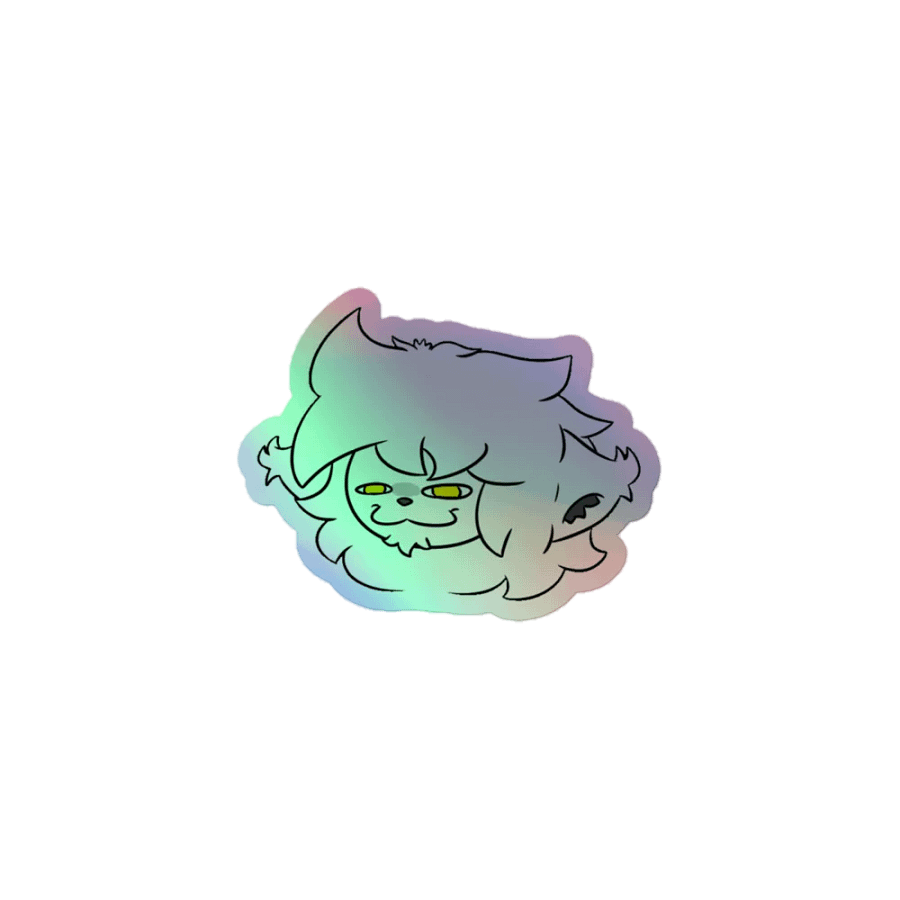 Sus Face Holo Sticker product image (1)
