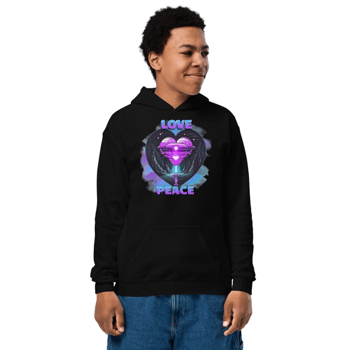 Cosmic Love Kids Heavy Blend Hoodie product image (1)