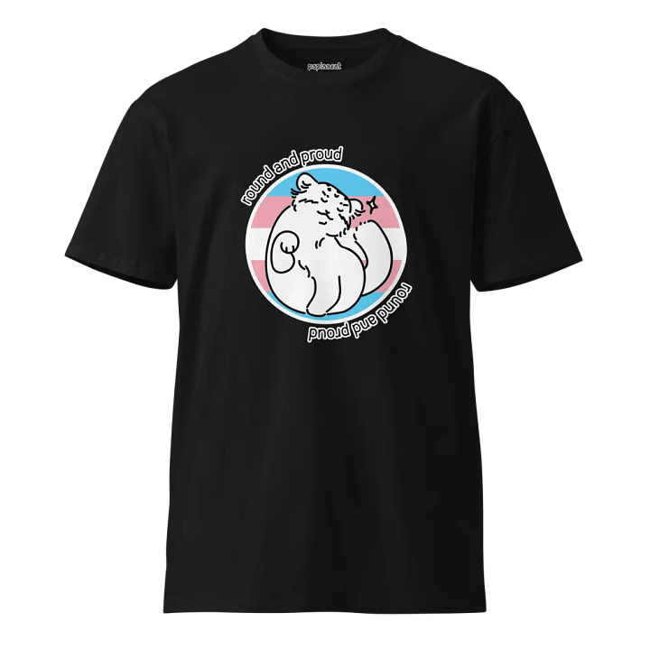 Round and Proud Manul Transgender Version - AS Colour Unisex T-Shirt product image (1)