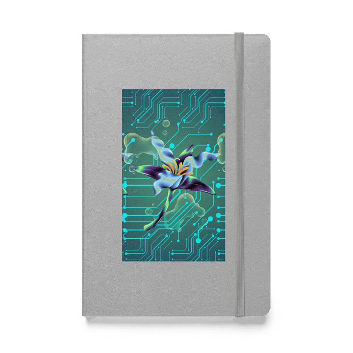 Floral Tech Fusion Hardcover Journal for the Techi lady or gent son daughter product image (1)