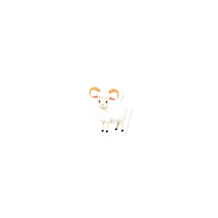Fluffy Sheep Die-Cut Magnets product image (1)