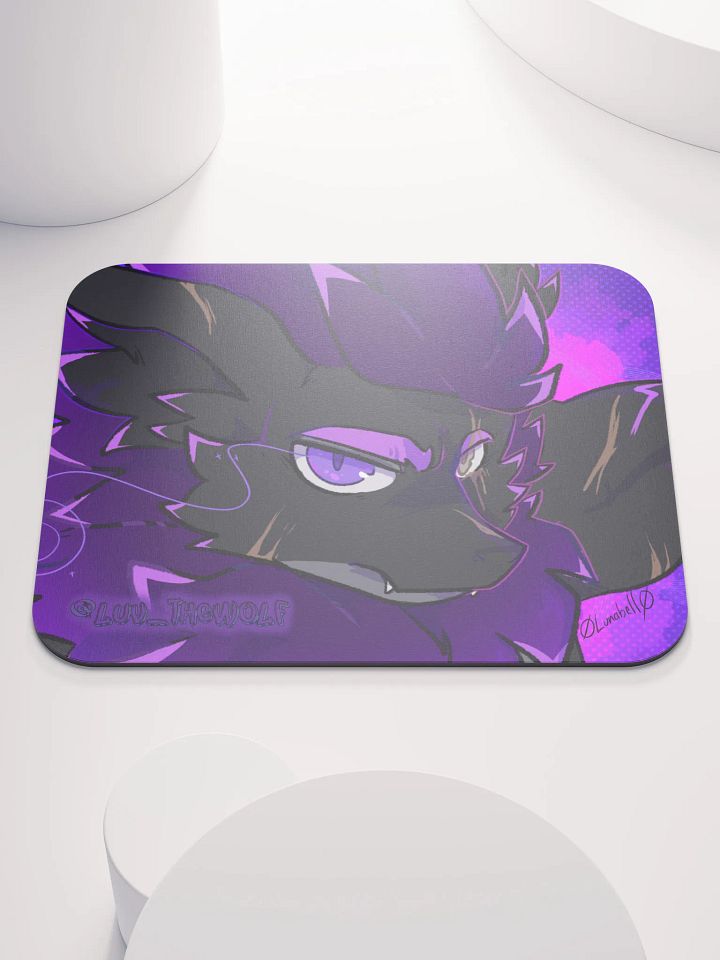 "Scruffy Wolf" Nardoragon Mouse Pad product image (1)