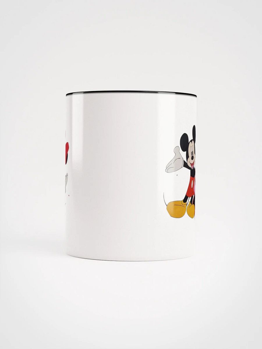 Mickey and Minnie mouse (art by Dina R.) - Ceramic Mug with Color Inside product image (46)