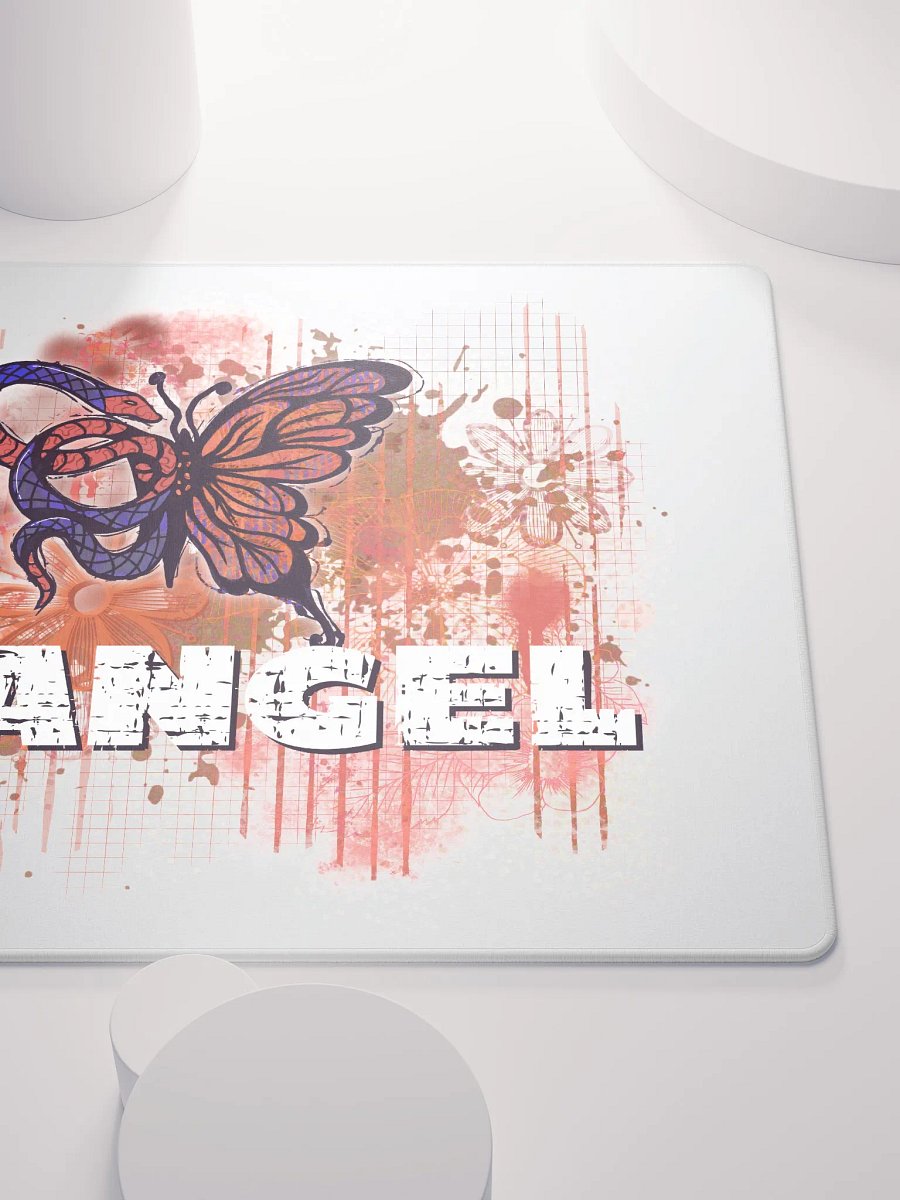 Angel Grunge Snake Butterfly Gaming Mouse Pad product image (5)