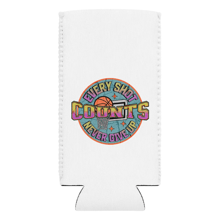 Every Shot Counts Basketball Motivational Can Cooler product image (2)