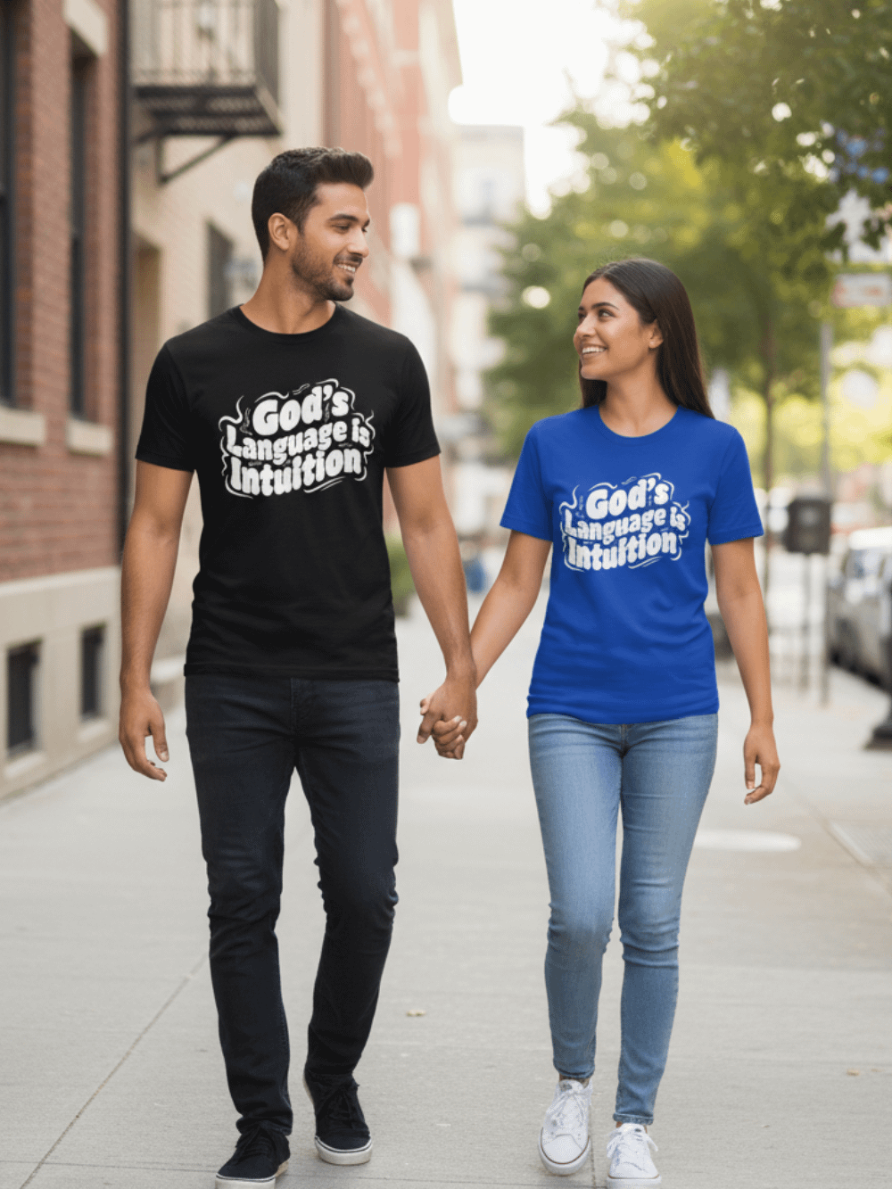 God's Language is Intuition, Unisex Tee product image (1)