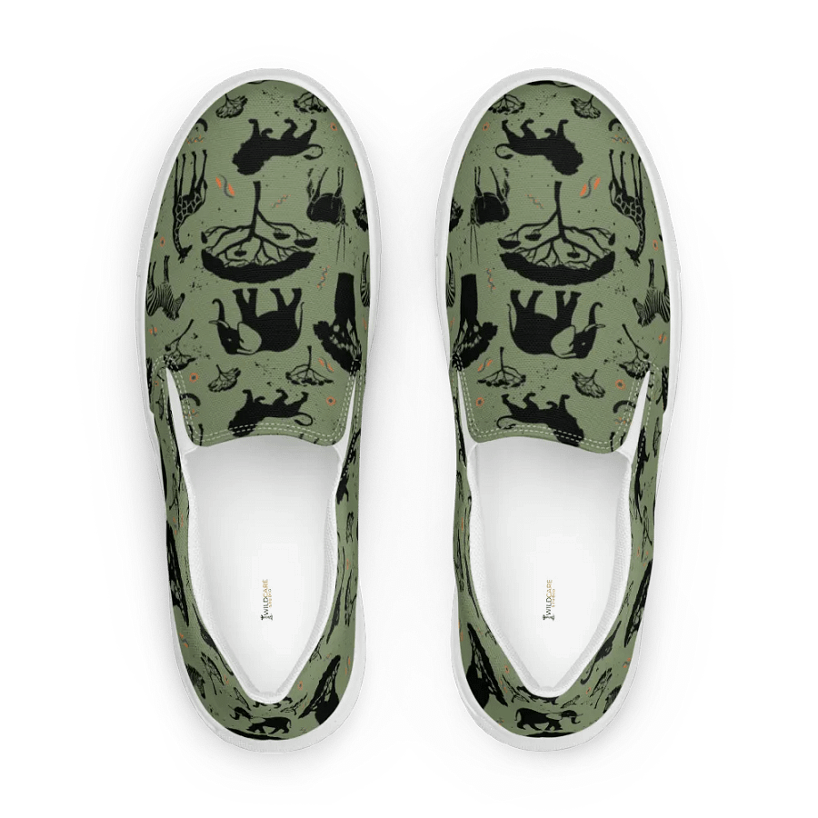 Savanah Wildlife Canvas Slip-On Shoes product image (5)