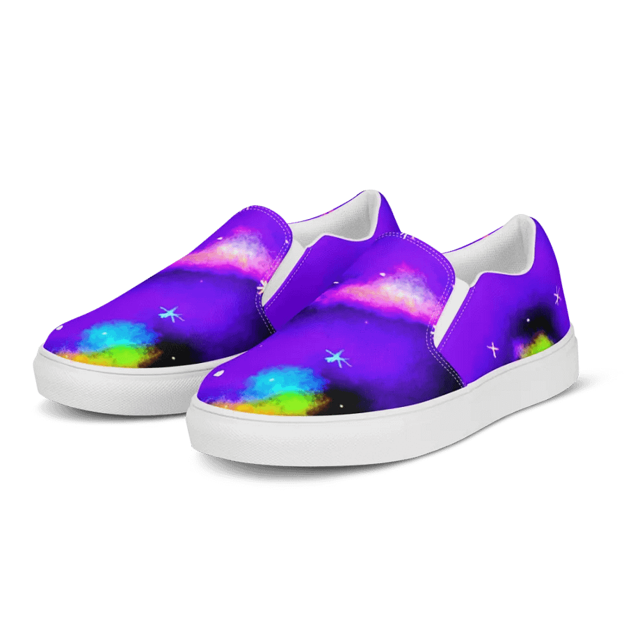 Purple Galaxy Dreams Slip-Ons product image (5)