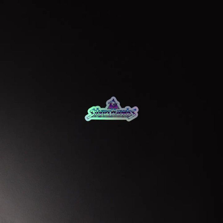 SilverHawks Retro Hawk Emblem Holofoil Sticker product image (4)