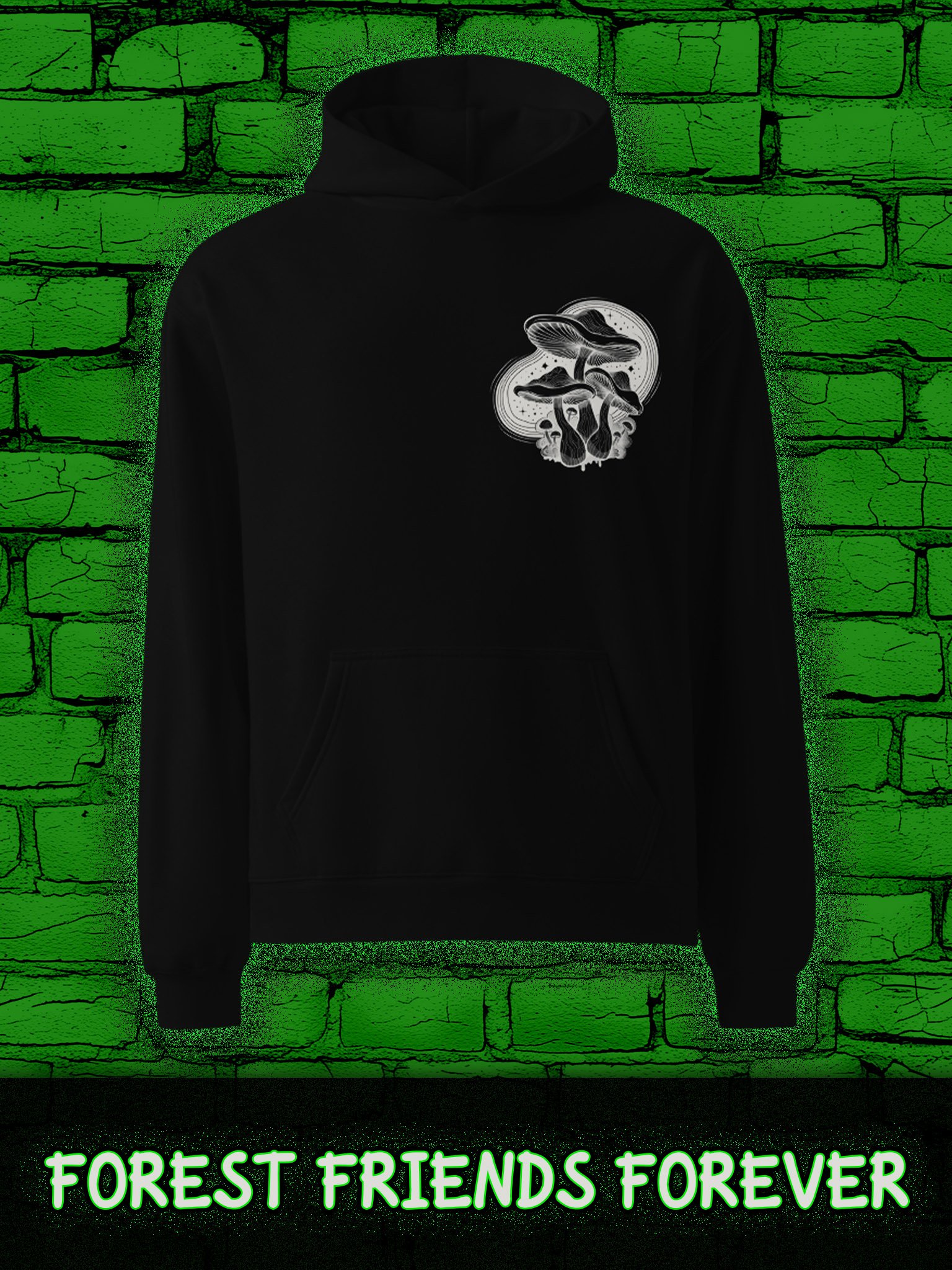 FOREST FRIENDS FOREVER Unisex Premium Oversized Hoodie product image (2)