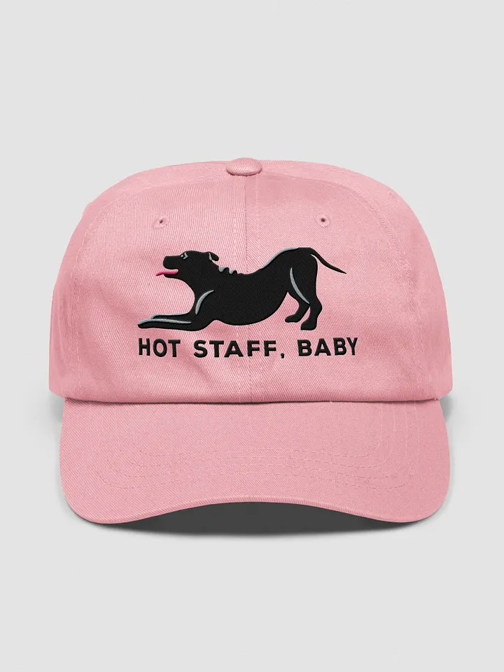 Hot Staff, Baby Classic Dad Hat(Embroidered) of a Staffordshire Terrier(Black) product image (25)