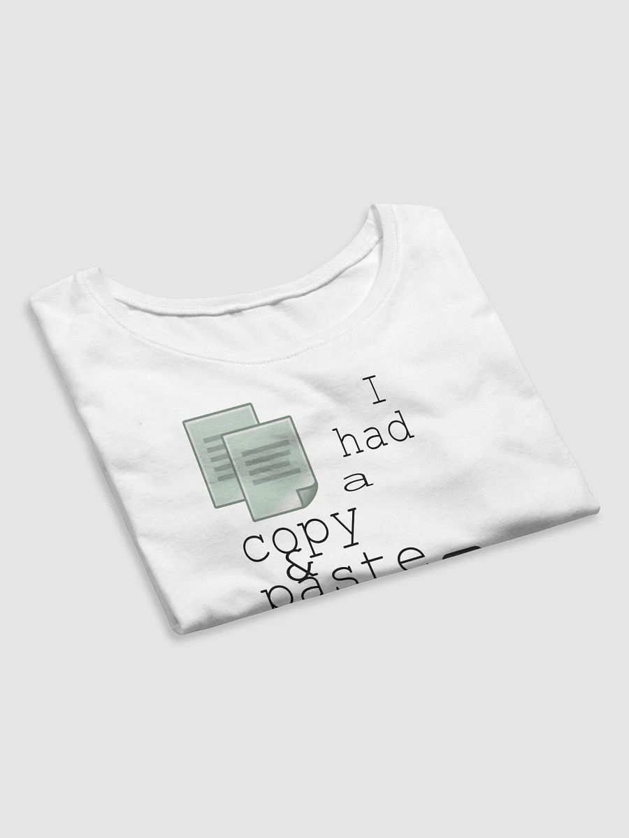 I Had A Copy & Paste Education - Colour - Bella+Canvas Women's Crop Tee product image (4)