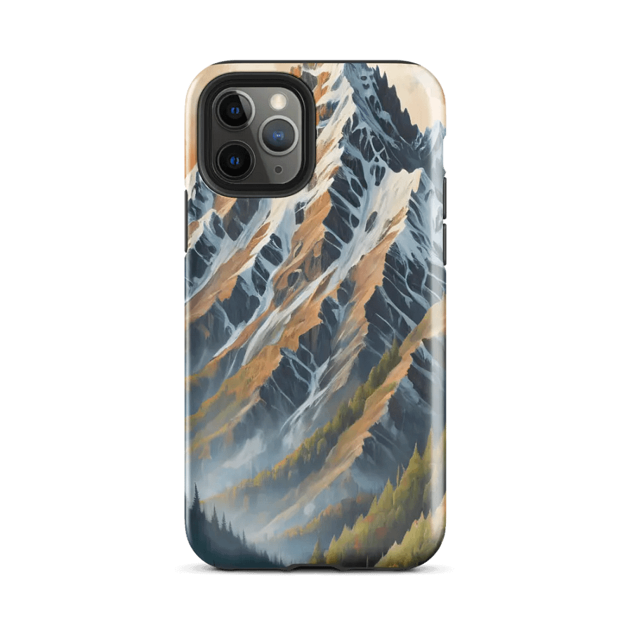 Tough Phone Case for iPhone® - Snow-Capped Mountain Summit product image (2)