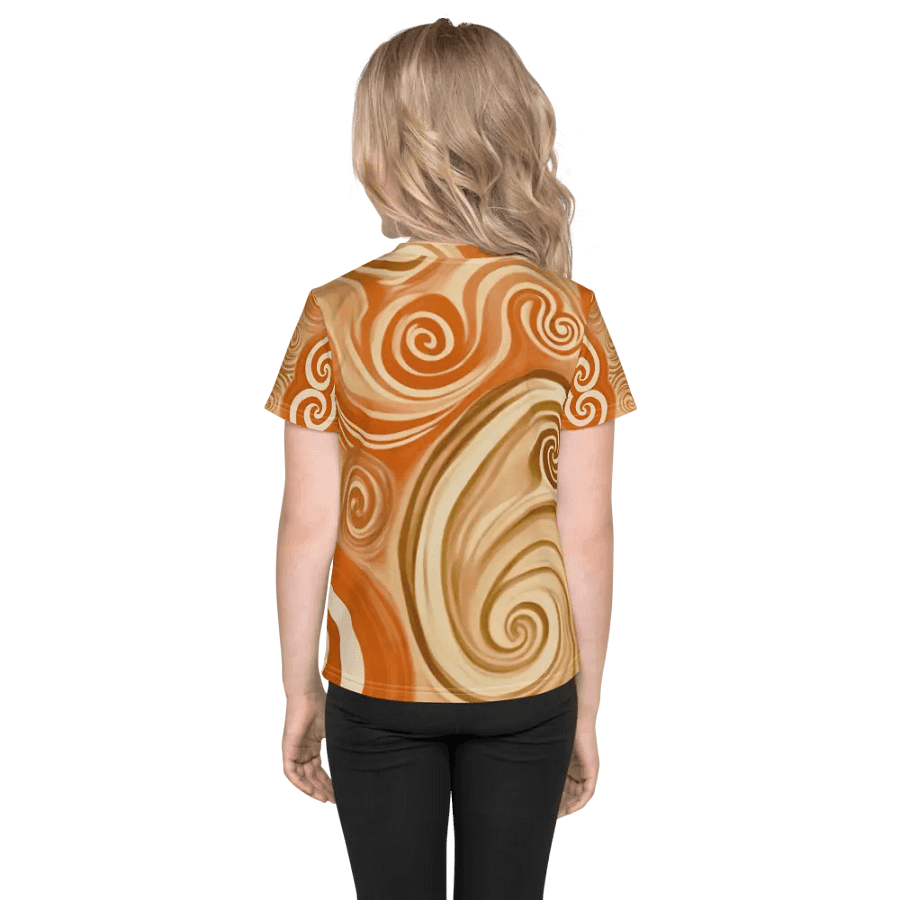 Funky Latte Liquid Tie-Dye Kid's and Toddler's Crew Neck T-shirt product image (8)