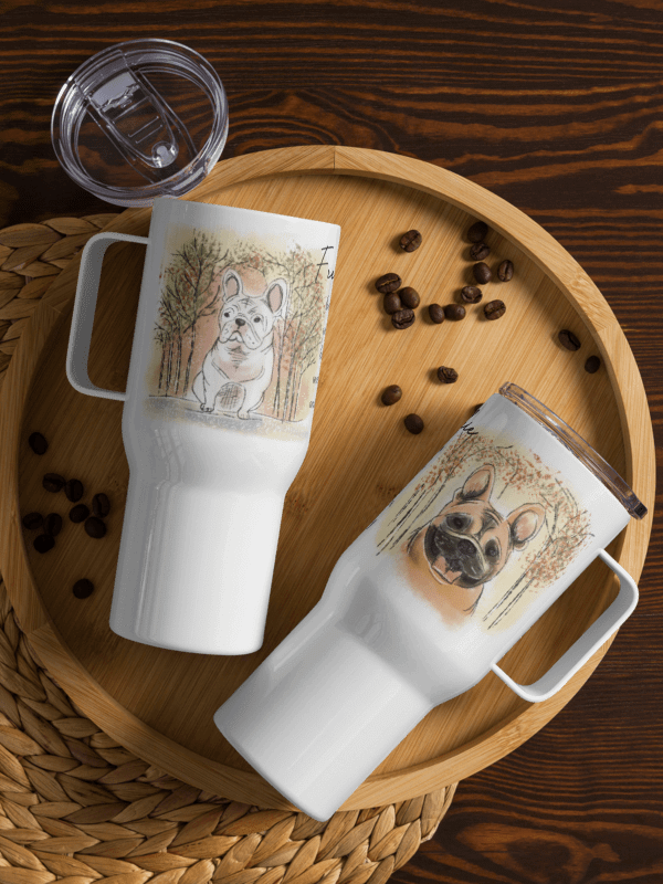 Frenchie Best Things Travel Mug product image (1)