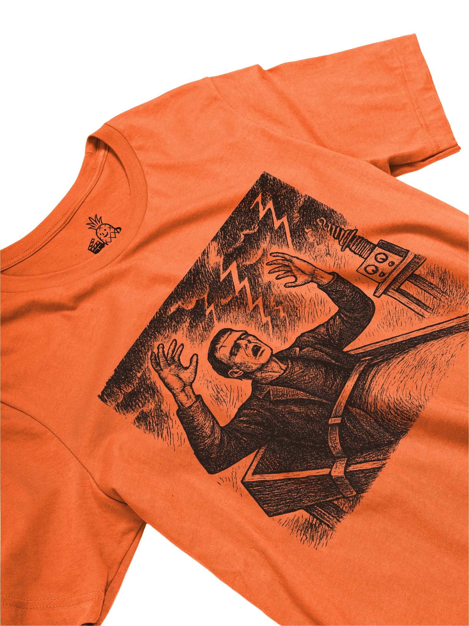 Frankenstein Awakens in the Laboratory Unisex T-Shirt product image (32)