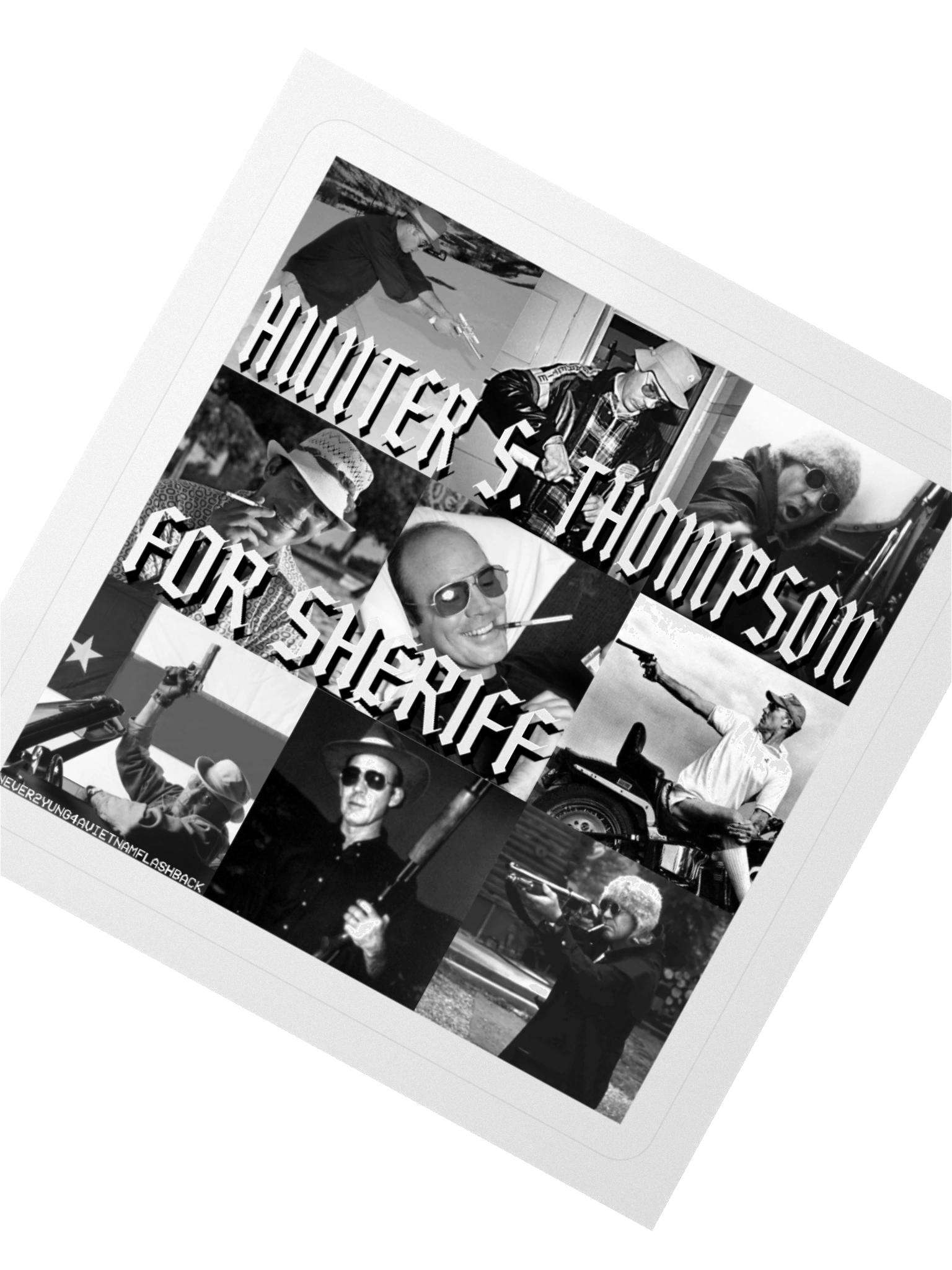 HUNTER S. THOMPSON STICKER product image (3)