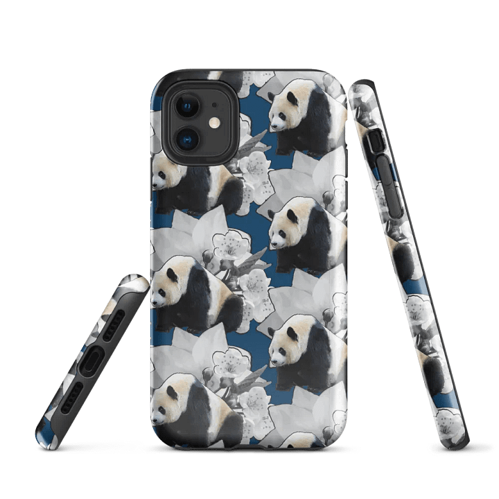 Panda Bears Full Print Tough Case for iPhone product image (1)