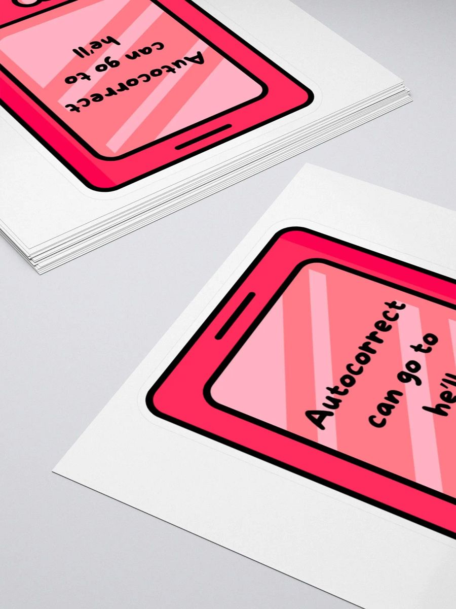 Autocorrect Sticker product image (4)
