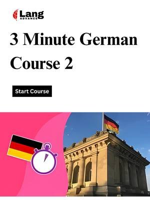 🎓 Learn German in Just 3 Minutes a Day! 🇩🇪 🚀 Course 2: Level Up Your Beginner Skills! 🧠 Bite-sized lessons 🗣️ Real phrases you’ll actually use 🕒 Just 3 minutes per day! Perfect for: ✅ Busy schedules ✅ Total beginners ✅ Travelers & language lovers No fluff. No overwhelm. Just progress. Start speaking confident German — fast! 🥨🛫 📚 Enroll now & make German easy ✨ #LearnGerman #GermanForBeginners #LanguageCourse #3MinuteGerman #PolyglotTips #LanguageLearning #TikTokLearning